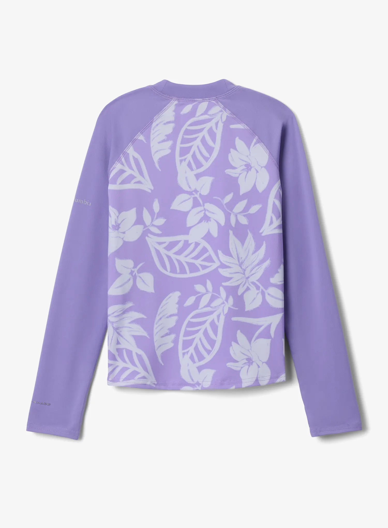 Mikina dievčenská Columbia Sandy Shores Printed LS Sunguard - paisley purple/purple