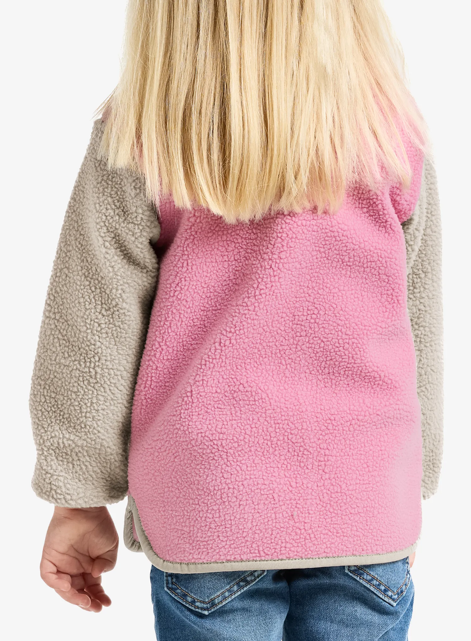 Mikina dievčenská Didriksons Anten Fullzip - light heather pink