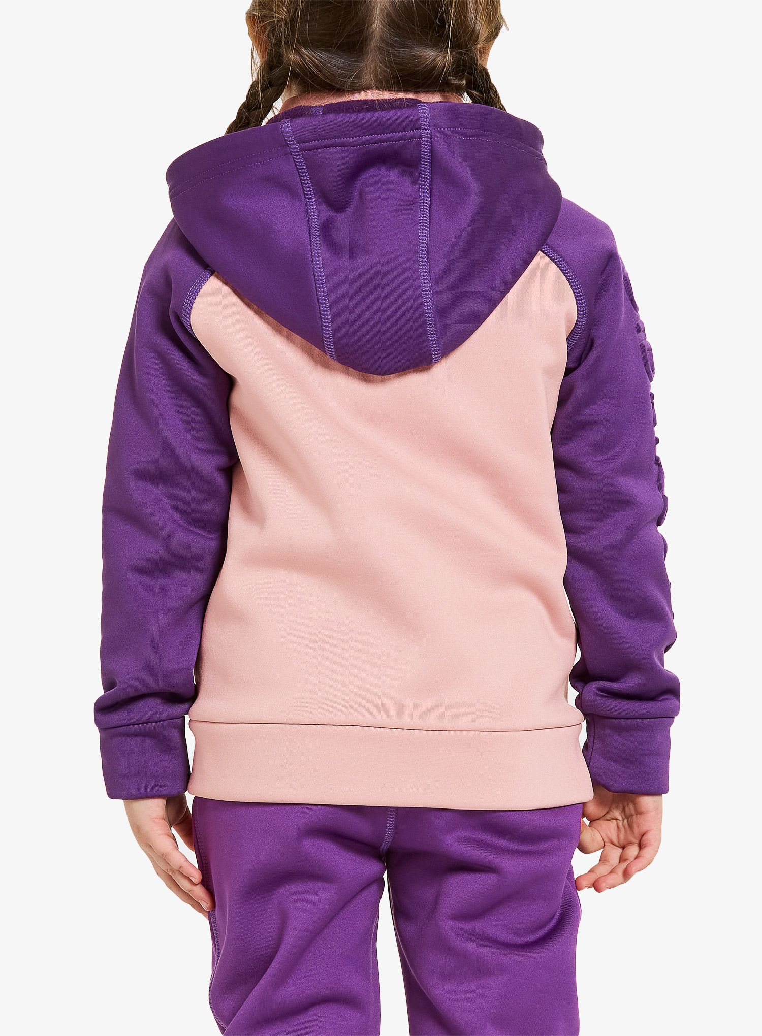 Mikina dievčenská Didriksons Corin Full Zip - dusty pink