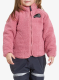 Mikina dievčenská Didriksons Gibbs Fullzip 2 - heather pink