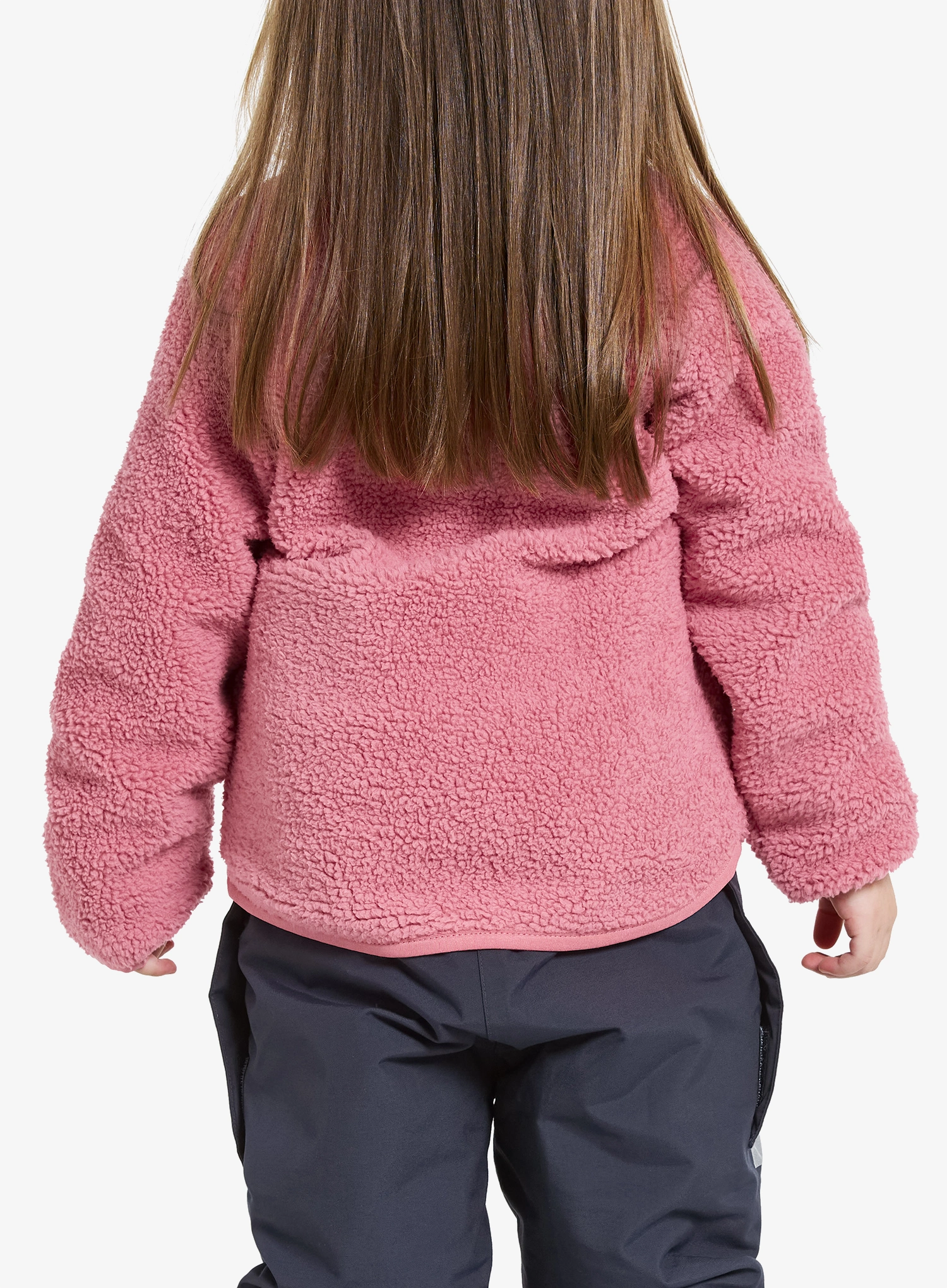 Mikina dievčenská Didriksons Gibbs Fullzip 2 - heather pink