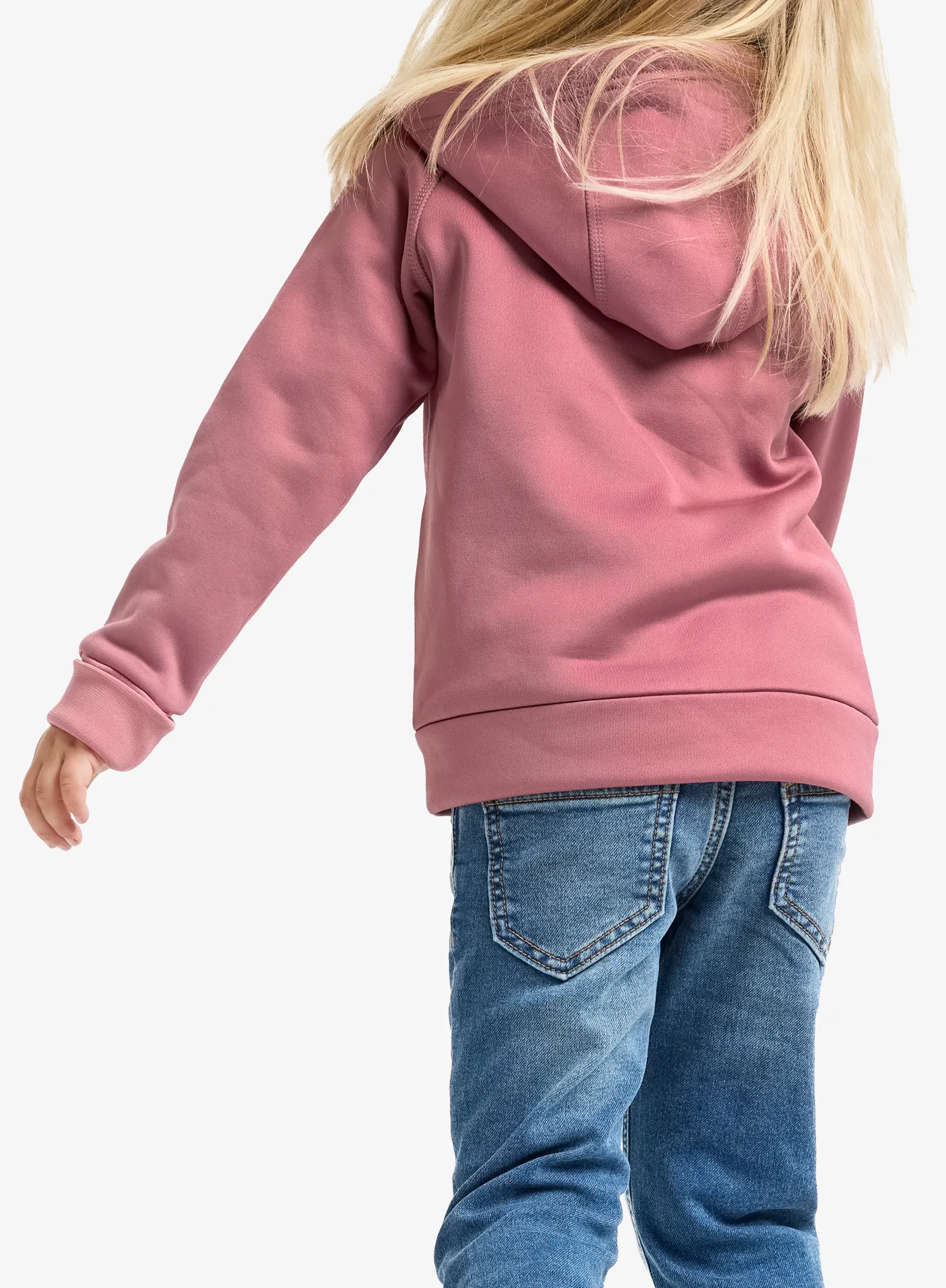 Mikina dievčenská Didriksons Siljan Fz - heather pink