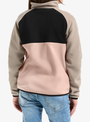Mikina dievčenská Didriksons Yokto 1/2 Btn 2 - vintage pink