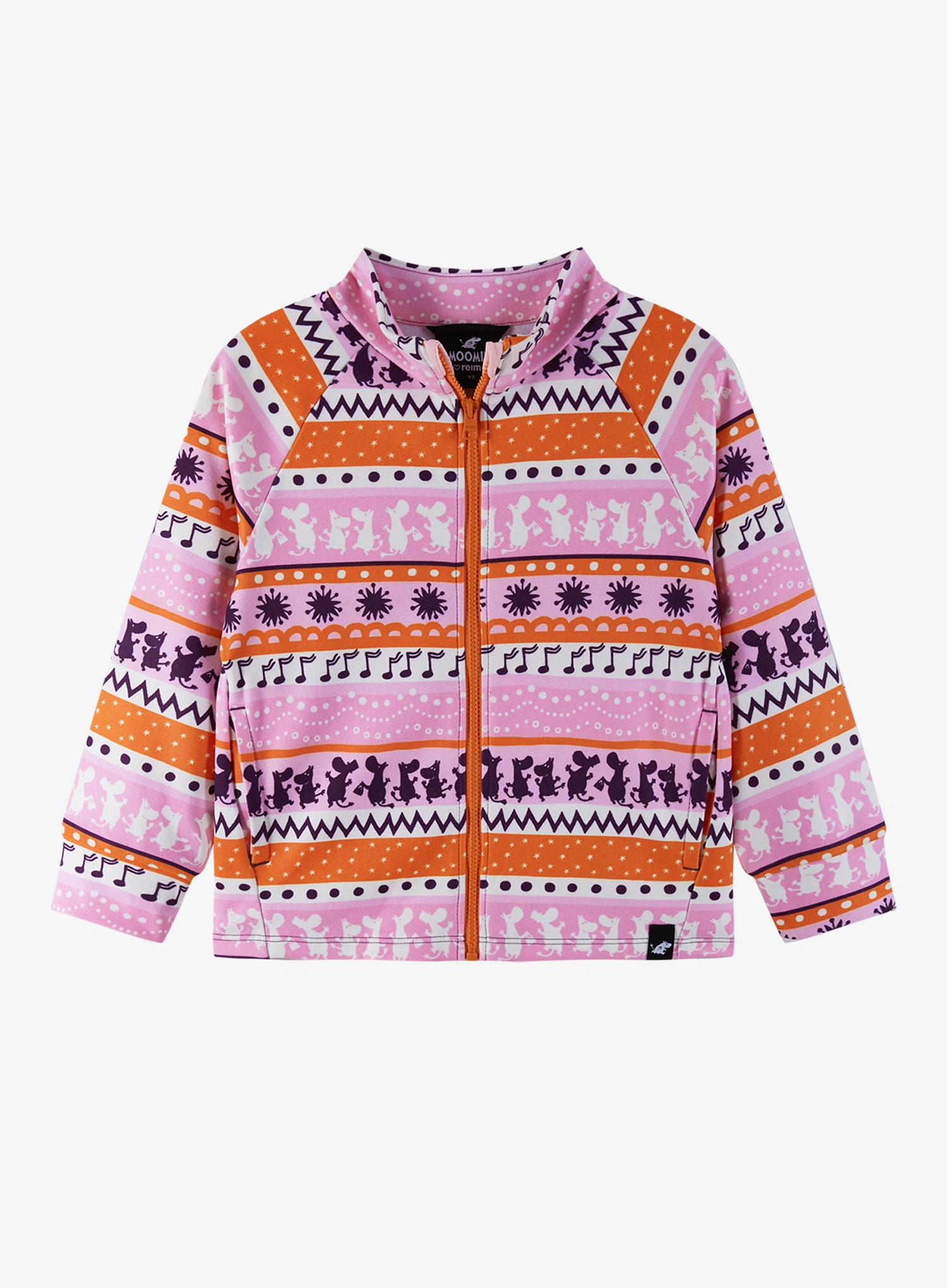 Mikina dievčenská Reima Moomin Tarpeen - rose pink