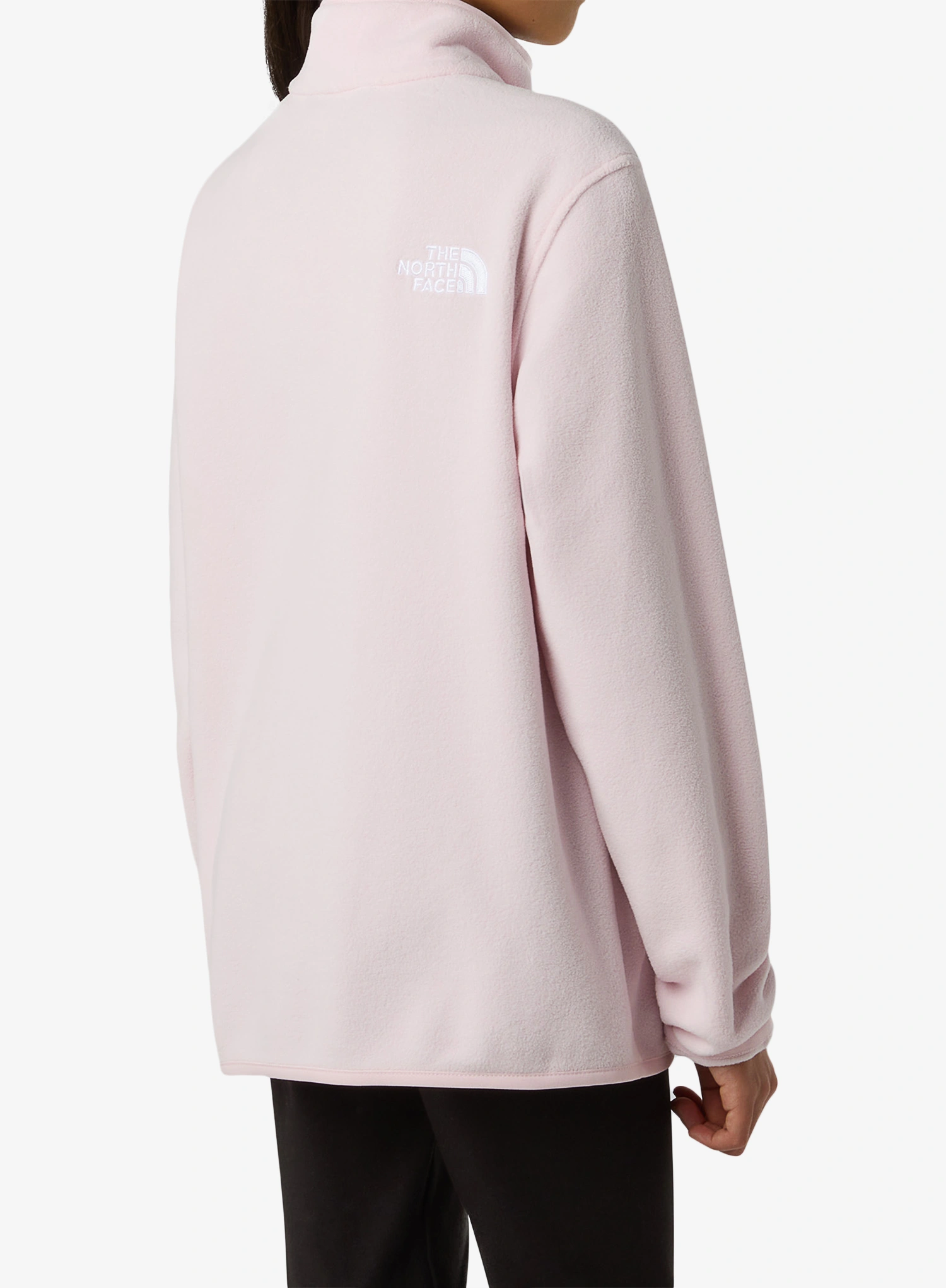Mikina dievčenská The North Face Glacier 1/4 Zip Pullover - pale blossom