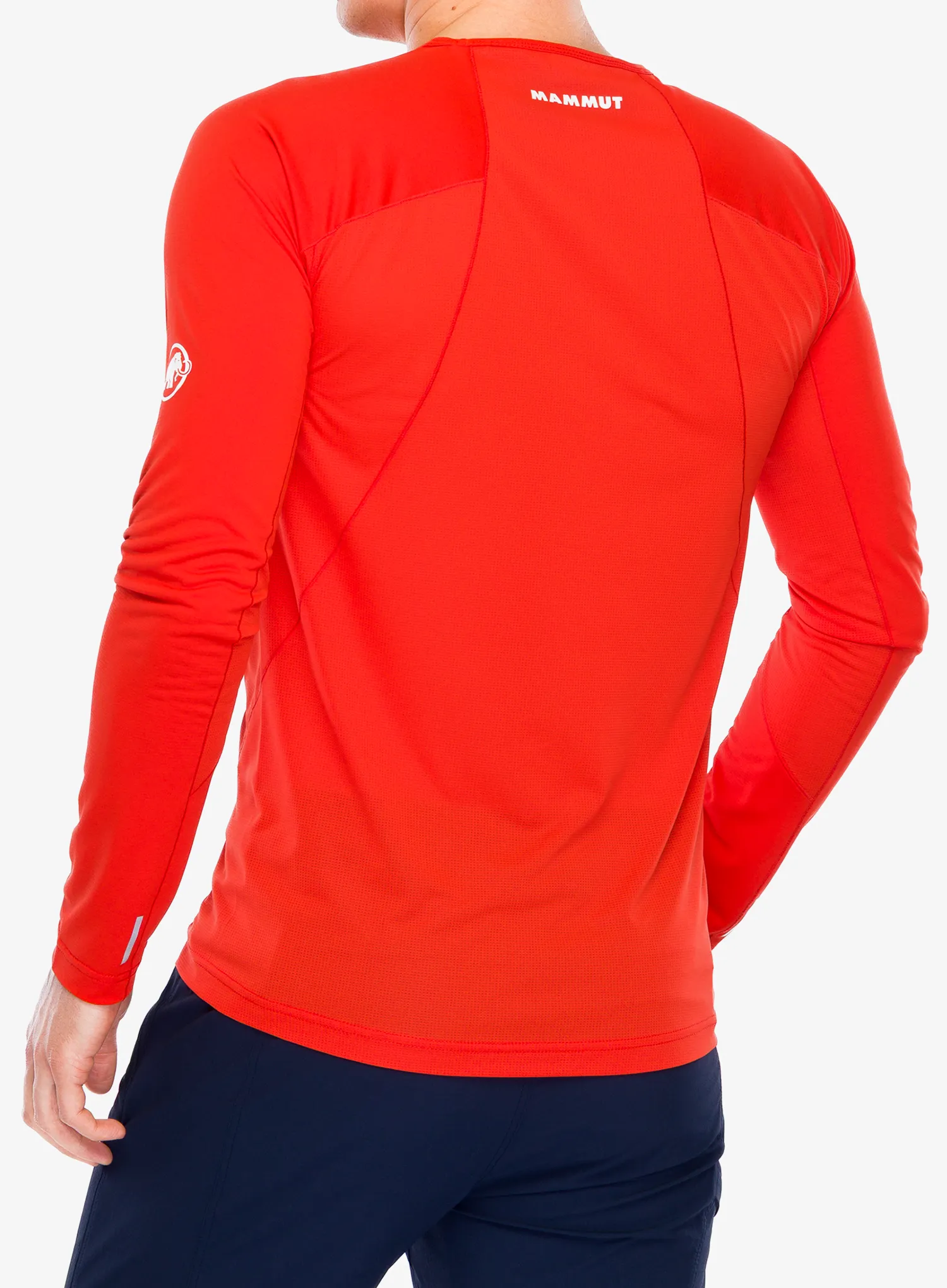 Mikina Mammut Aenergy FL Longsleeve - mammut red