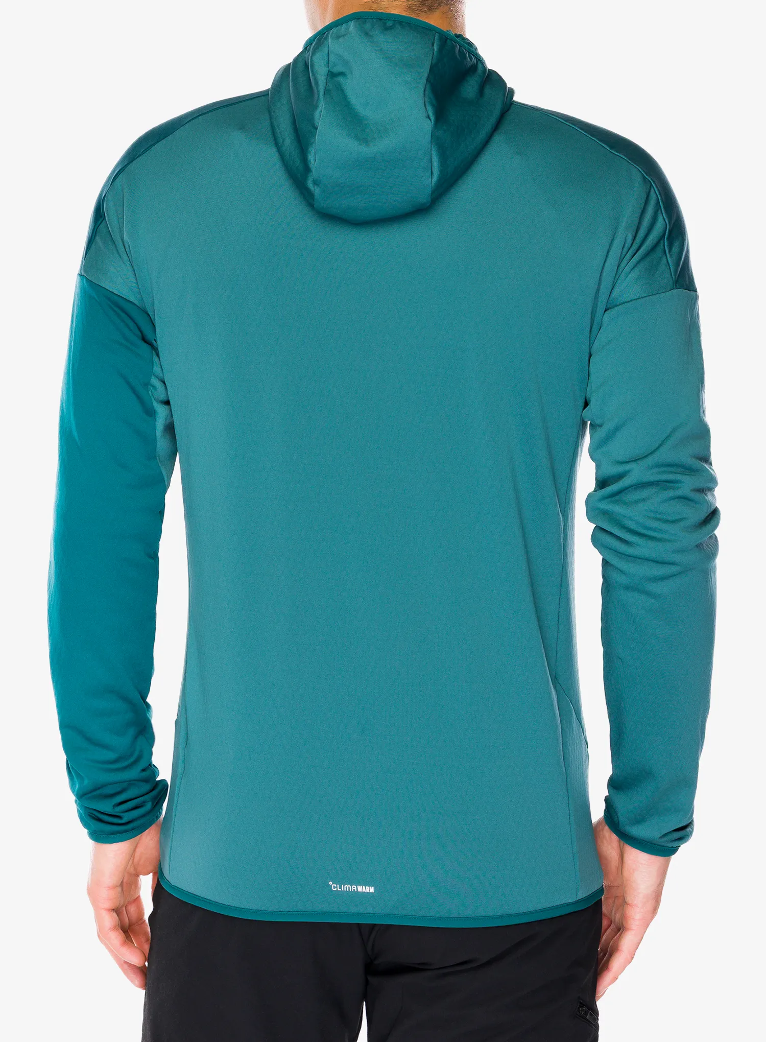 Flísová mikina adidas TERREX Xperior Light Fleece Hooded Jacket - preloved teal/mystery green
