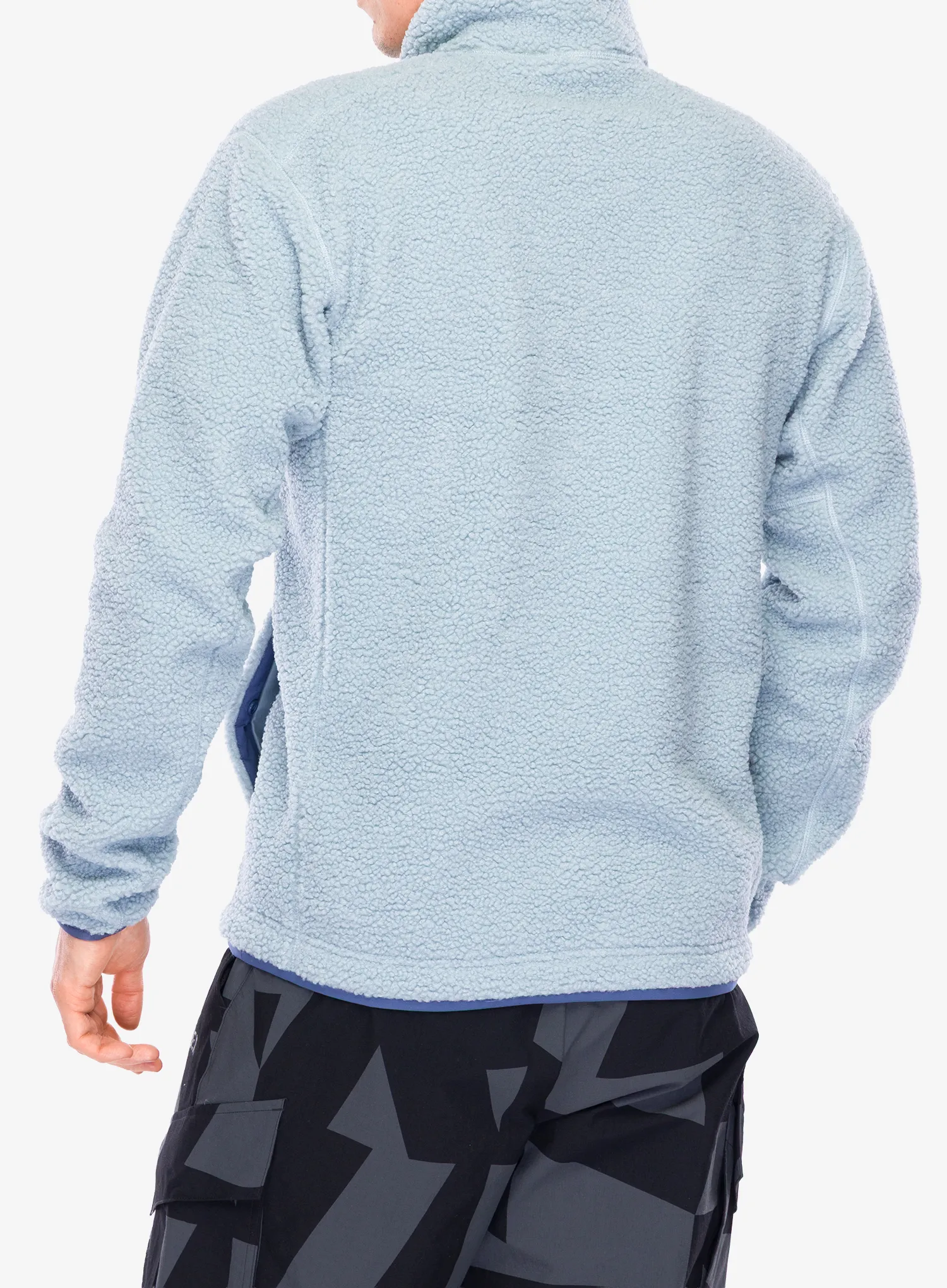 Flísová mikina adidas TERREX Xploric High Pile Fleece Pullover Sweatshirt - magic grey