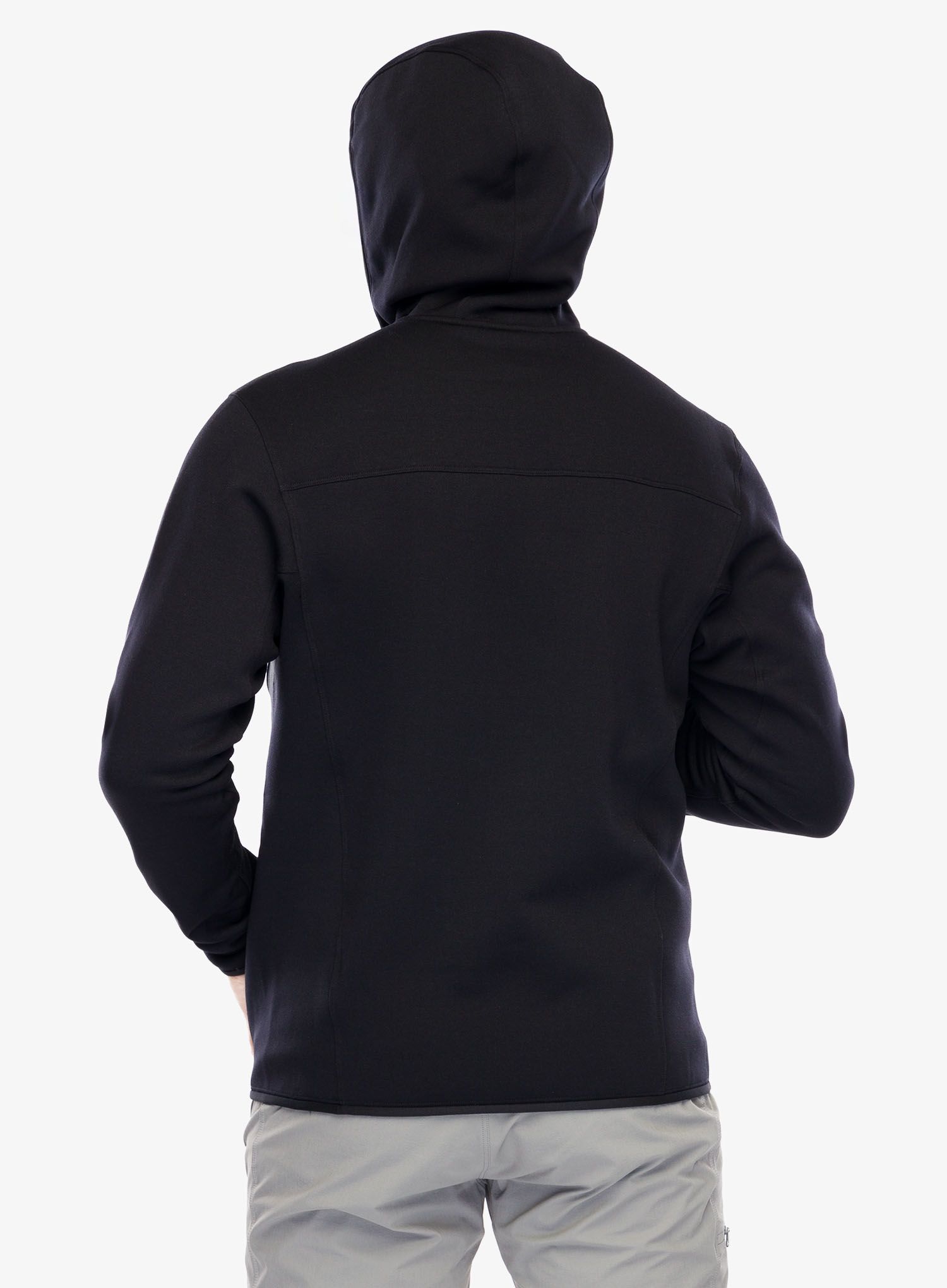 Flísová mikina Arcteryx Kyanite Pullover Hoody - black