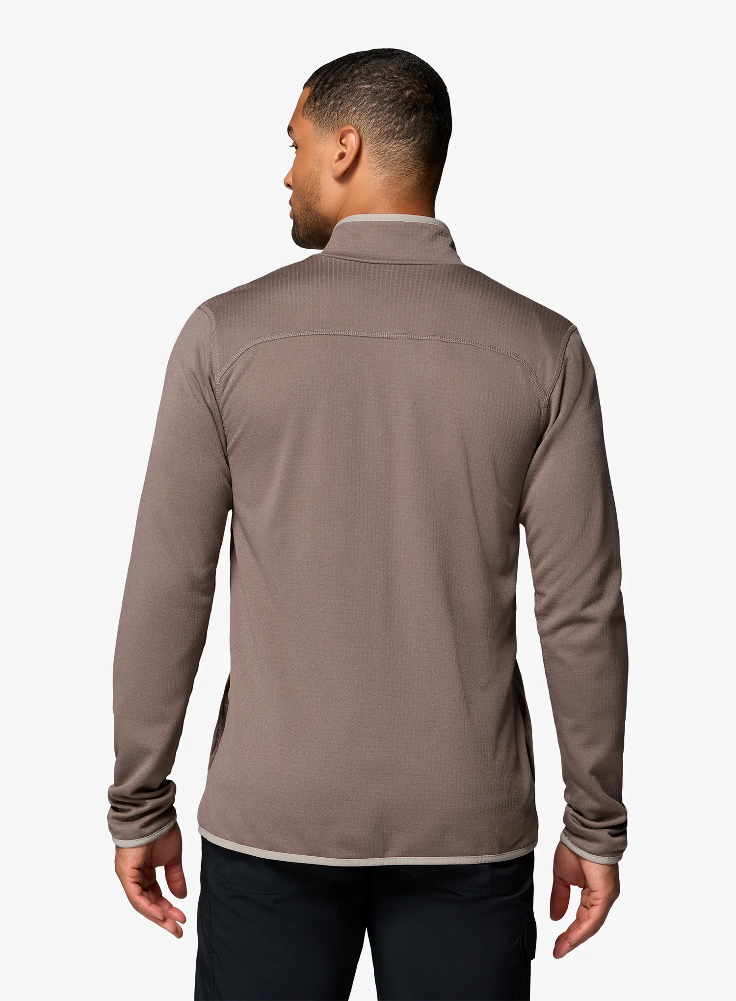 Flísová mikina Columbia Essential Hike Grid Fleece Full Zip - iron/flint grey