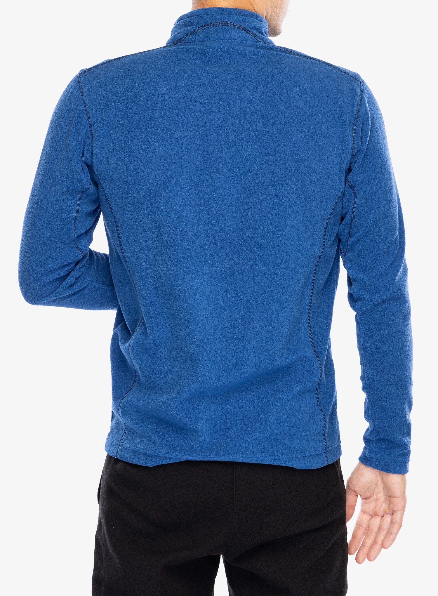 Flísová mikina Columbia Klamath Range II Half Zip - mountain blue
