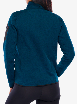 Flísová mikina dámska Arcteryx Covert Cardigan - midnight frost heather/heather