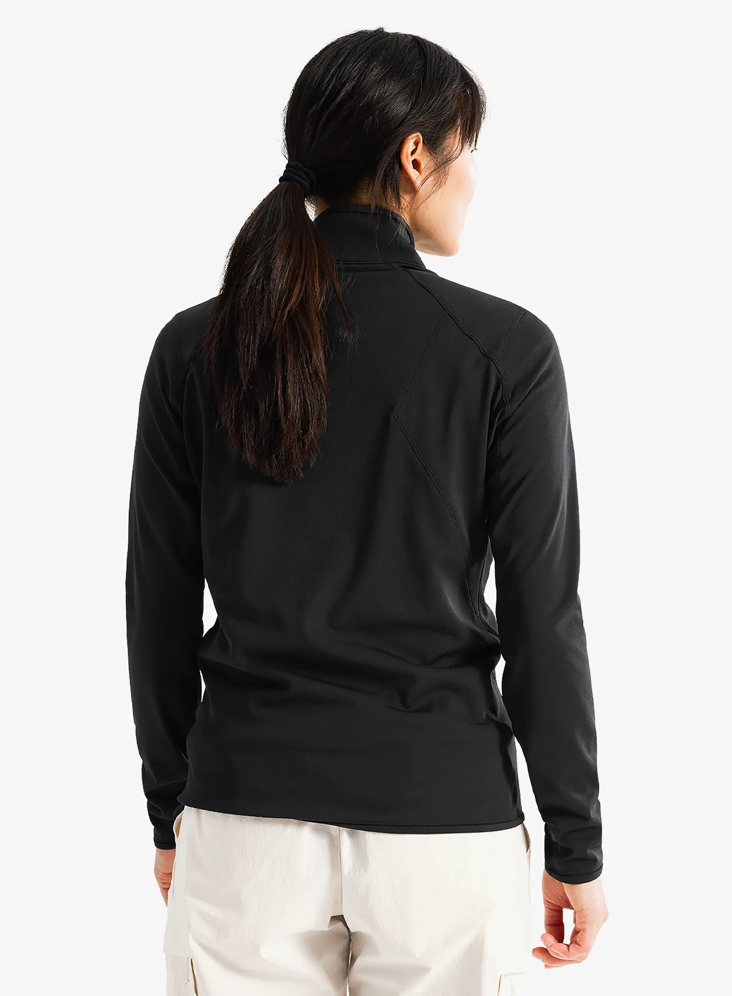 Flísová mikina dámska Arcteryx Delta Jacket - black