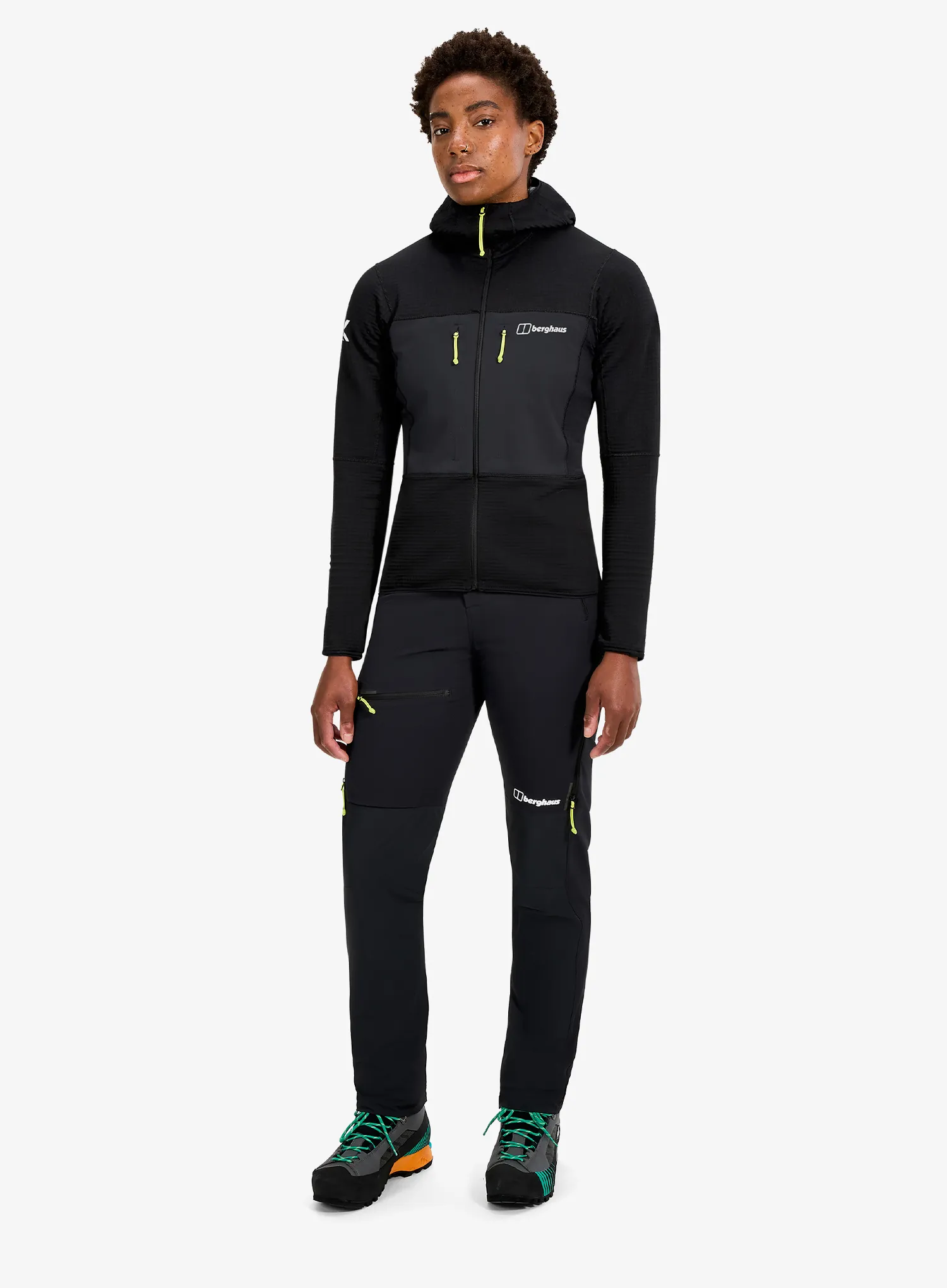 Flísová mikina dámska Berghaus MTN Guide MW Hoody - blk