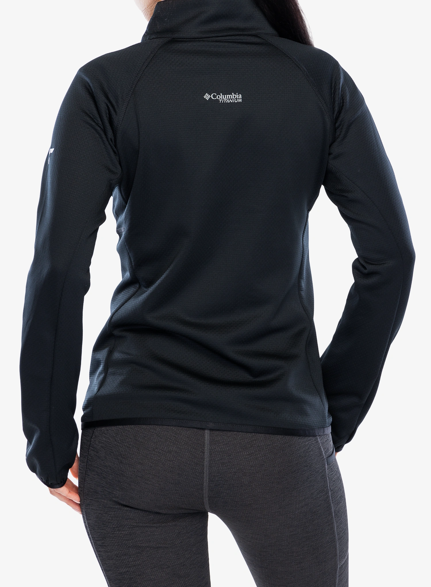 Flísová mikina dámska Columbia Triple Canyon Grid Fleece Full Zip - black/black