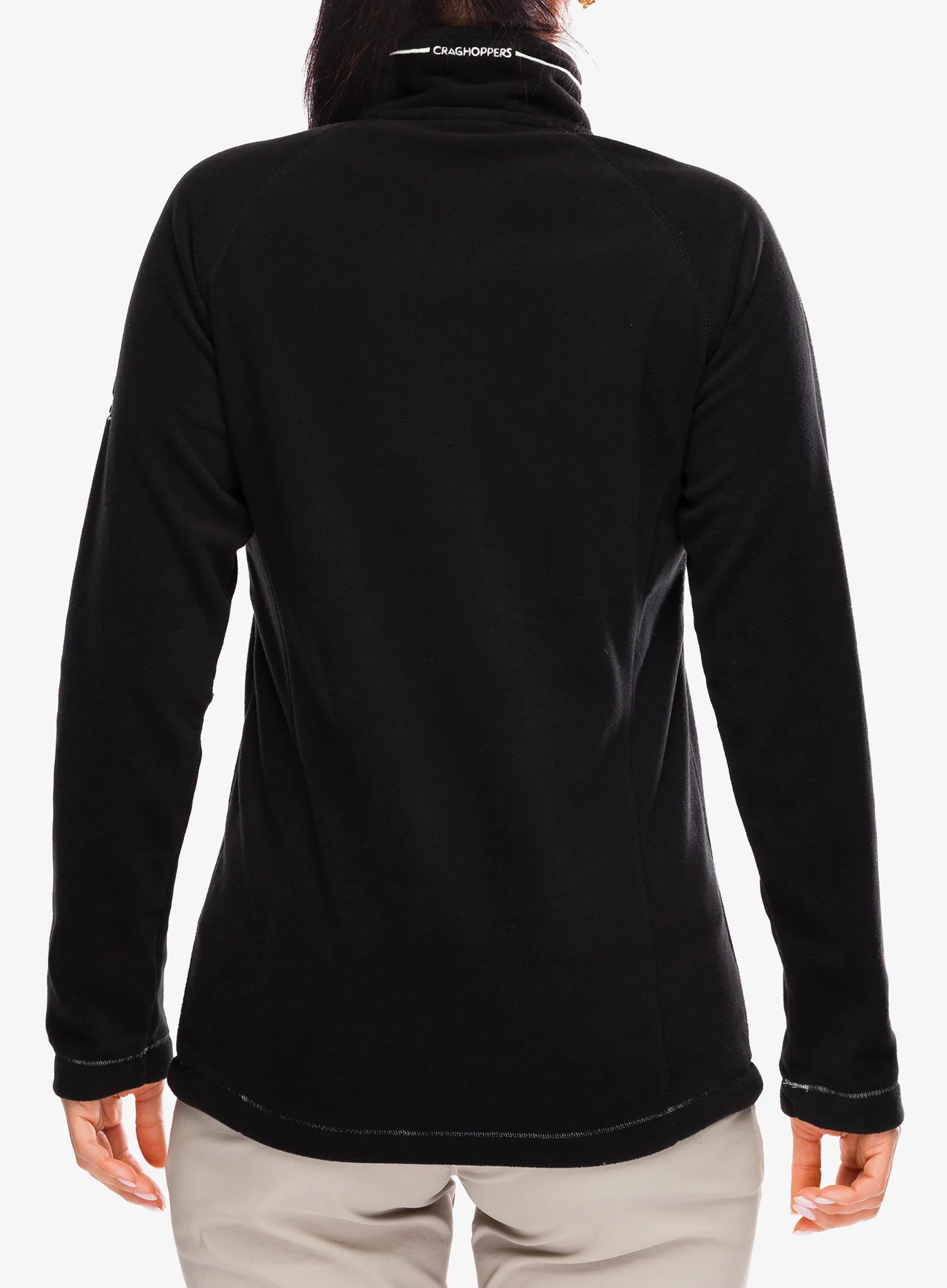 Flísová mikina dámska Craghoppers Miska VI Half Zip - black