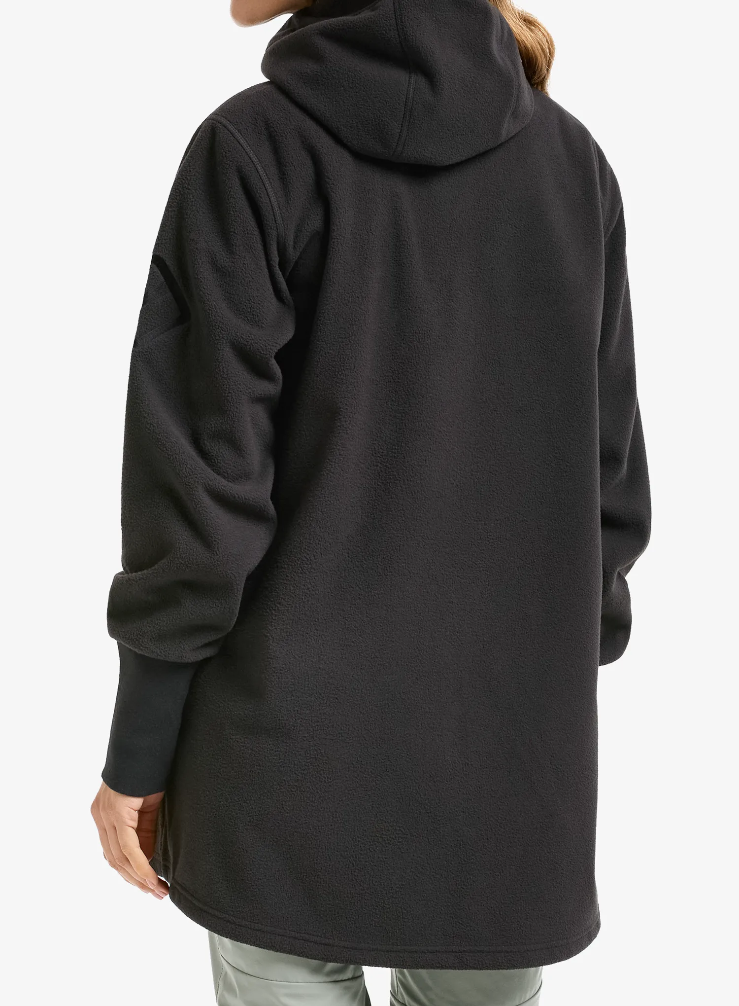 Flísová mikina dámska Didriksons Rinda Fullzip - black
