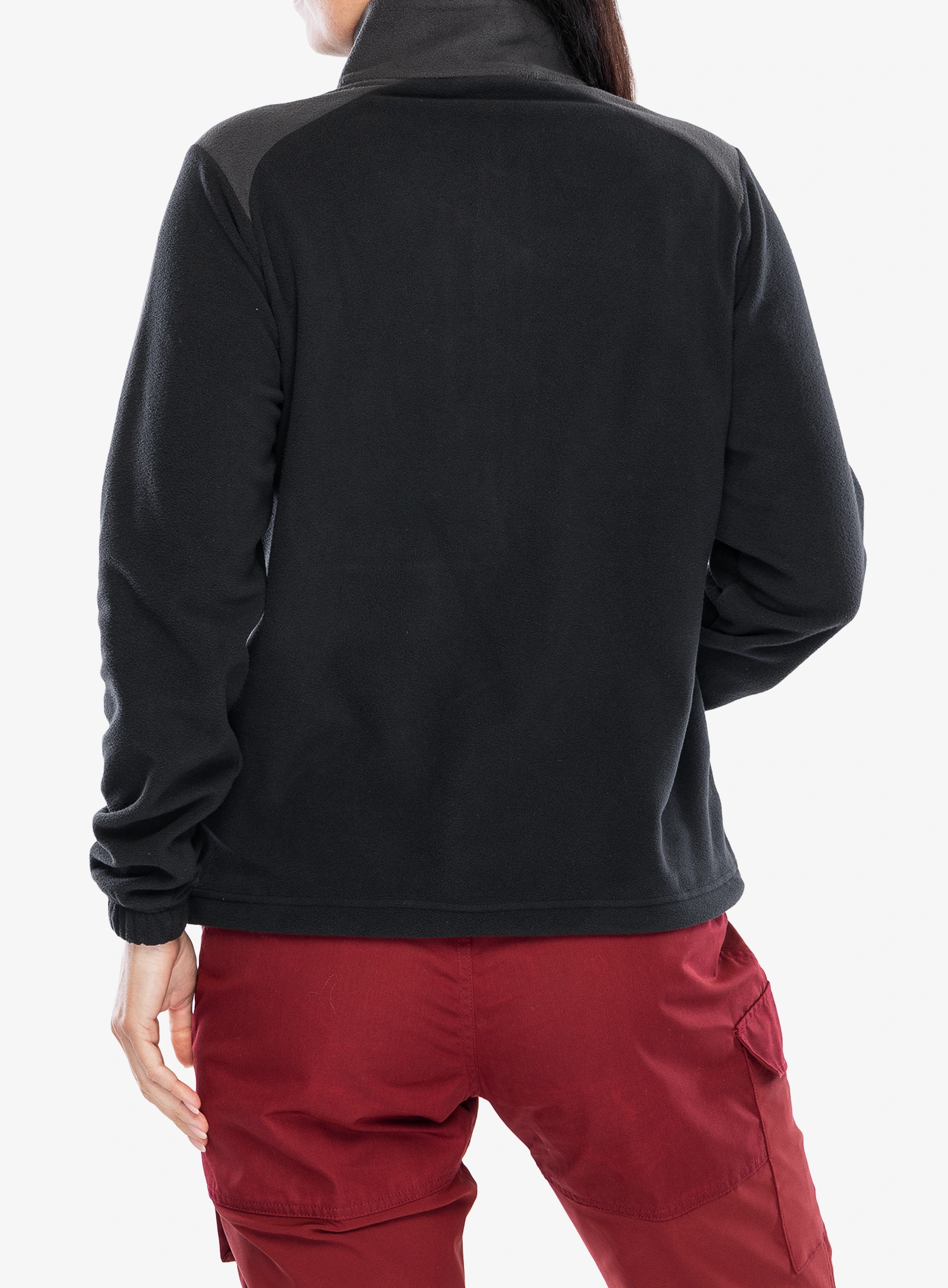 Flísová mikina dámska Fjallraven Vardag Lite Fleece - black/dark grey