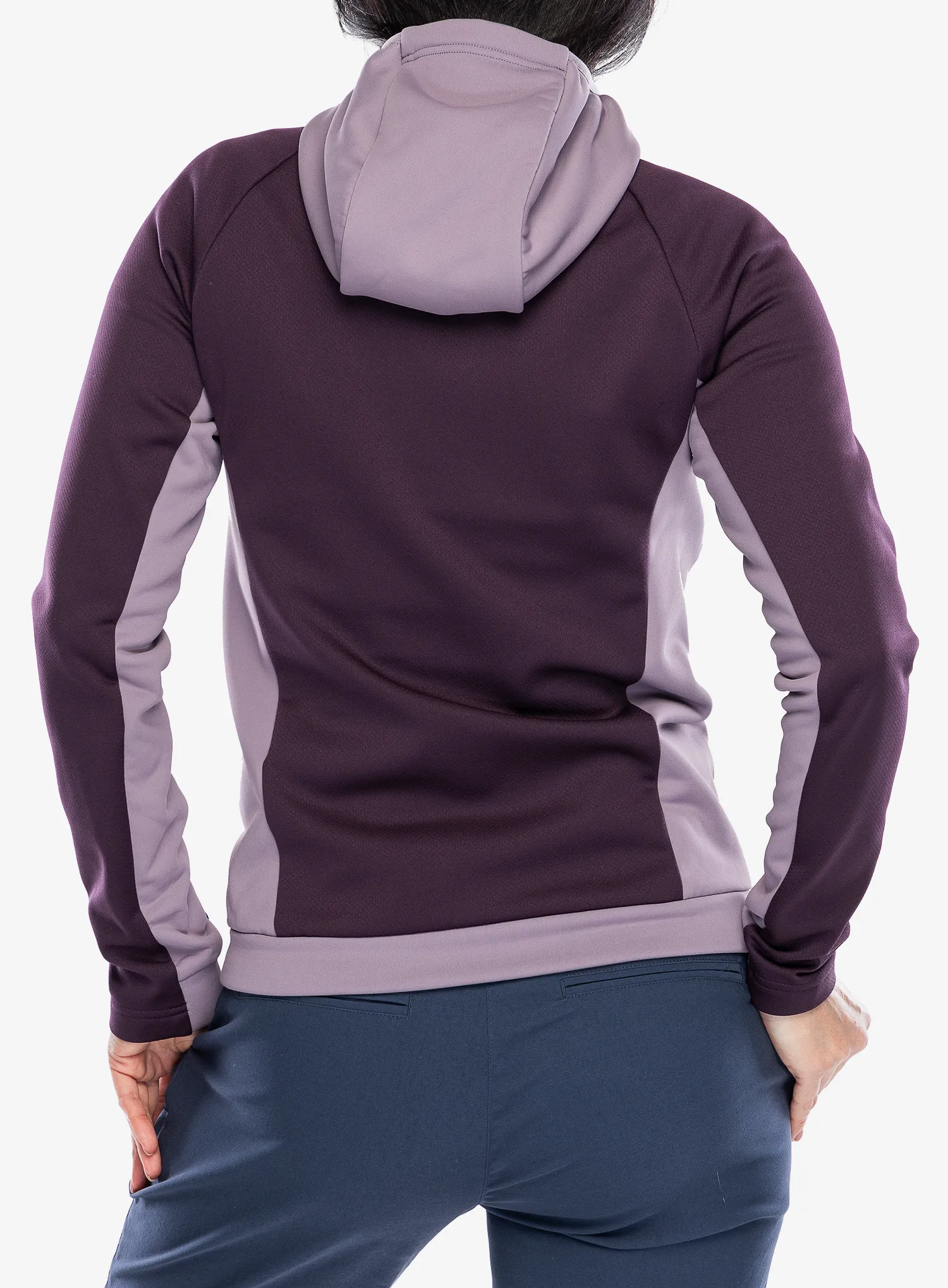 Flísová mikina dámska Jack Wolfskin Alpgrat XT Jacket - midnight plum