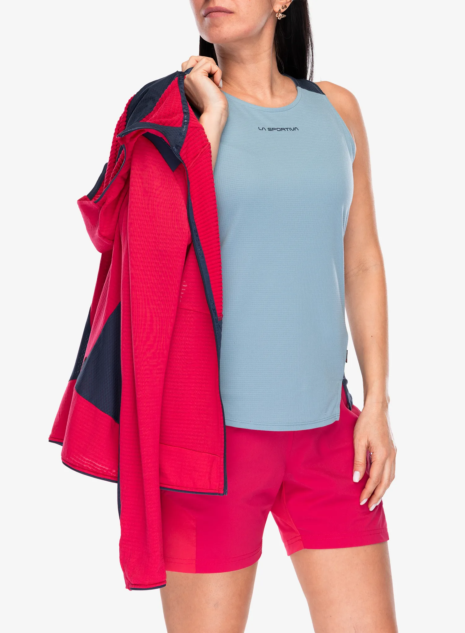 Flísová mikina dámska La Sportiva Aequilibrium Thermal Hoody - azalea/night sky