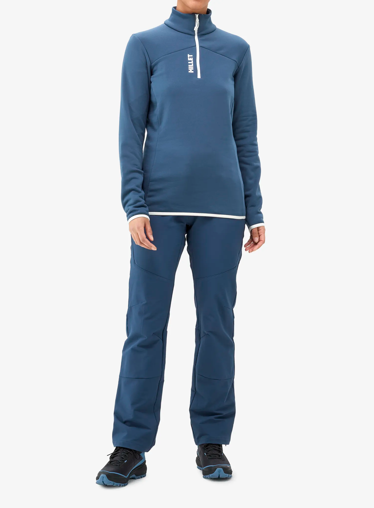 Flísová mikina dámska Millet Seneca Fleece Po - dark denim