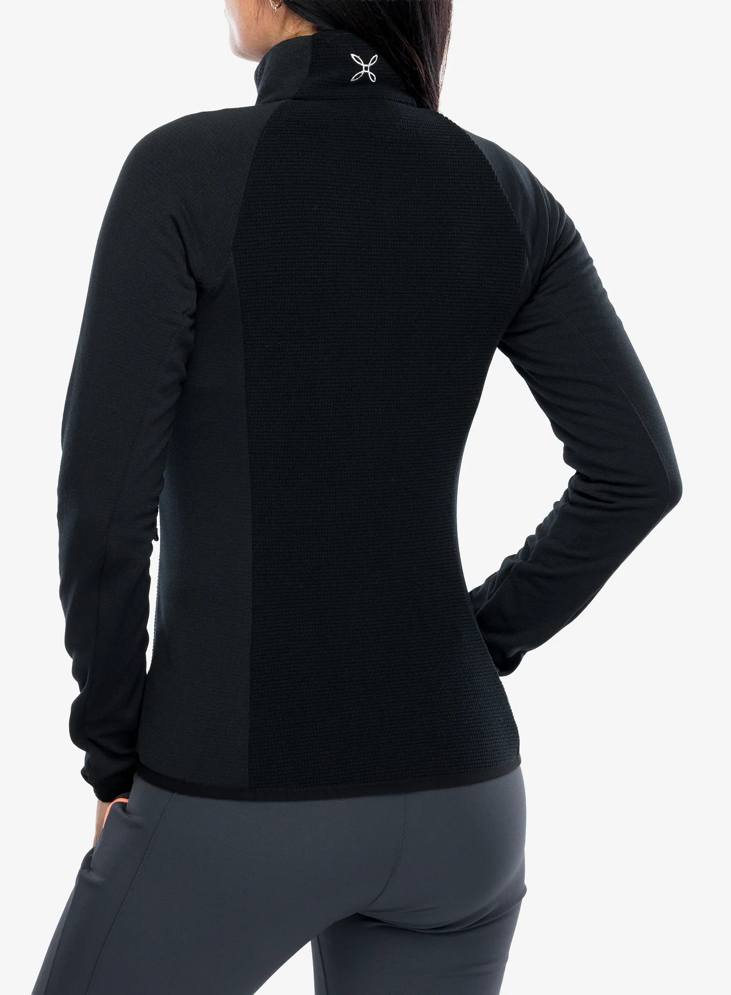 Flísová mikina dámska Montura Stretch 2 Maglia - black/black