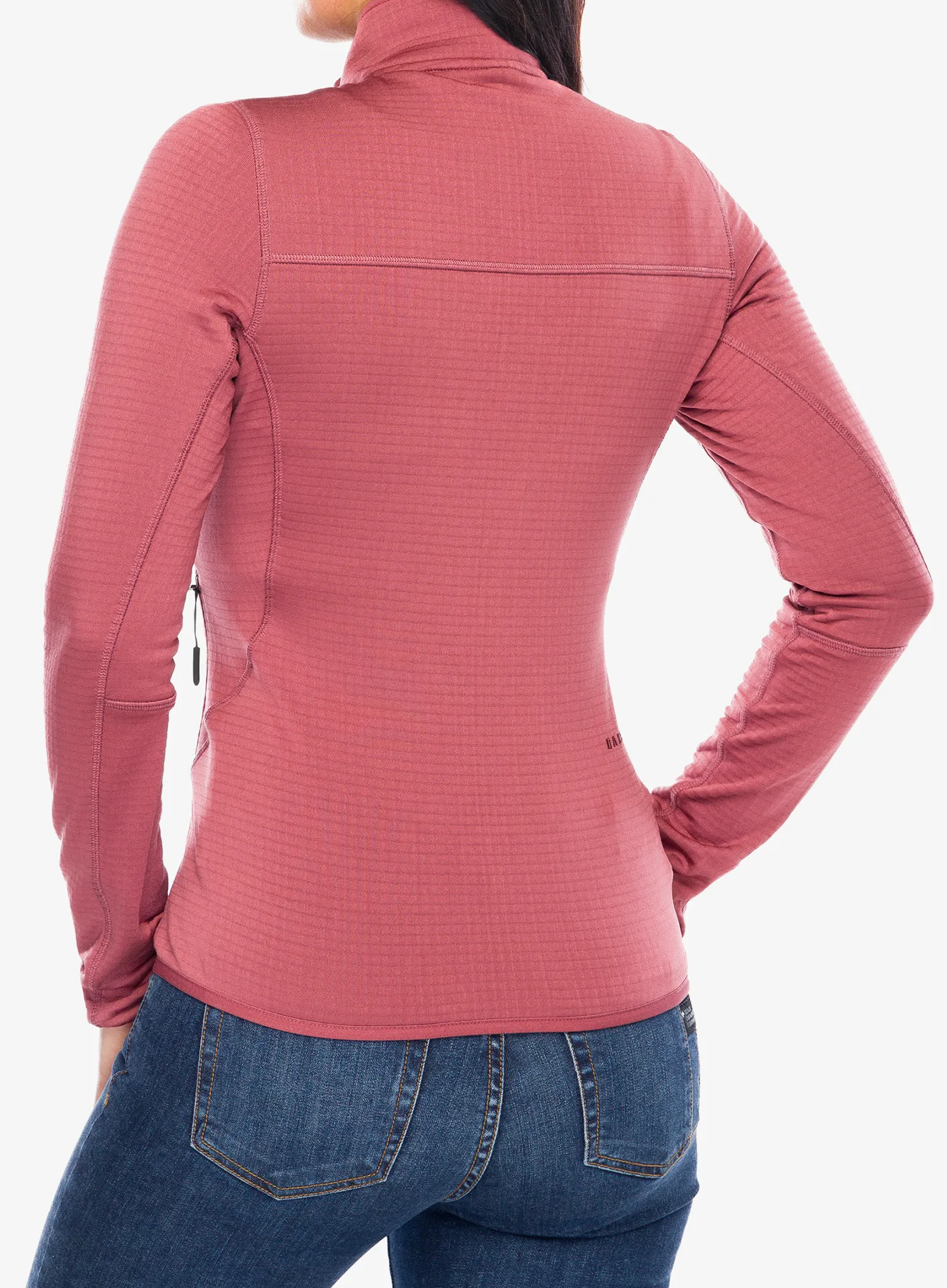 Flísová mikina dámska Oakley Canopy Full Zip Sweatshirt - rosewood