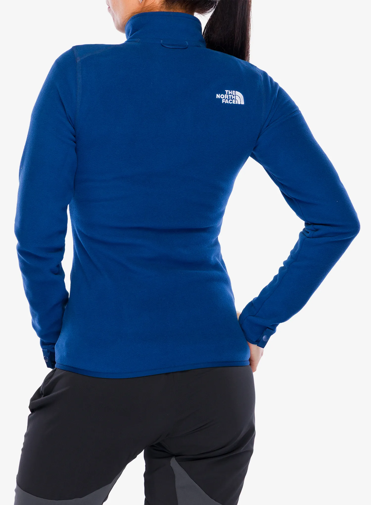 Flísová mikina dámska The North Face 100 Glacier FZ - estate blue