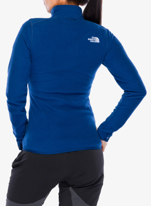Flísová mikina dámska The North Face 100 Glacier FZ - estate blue