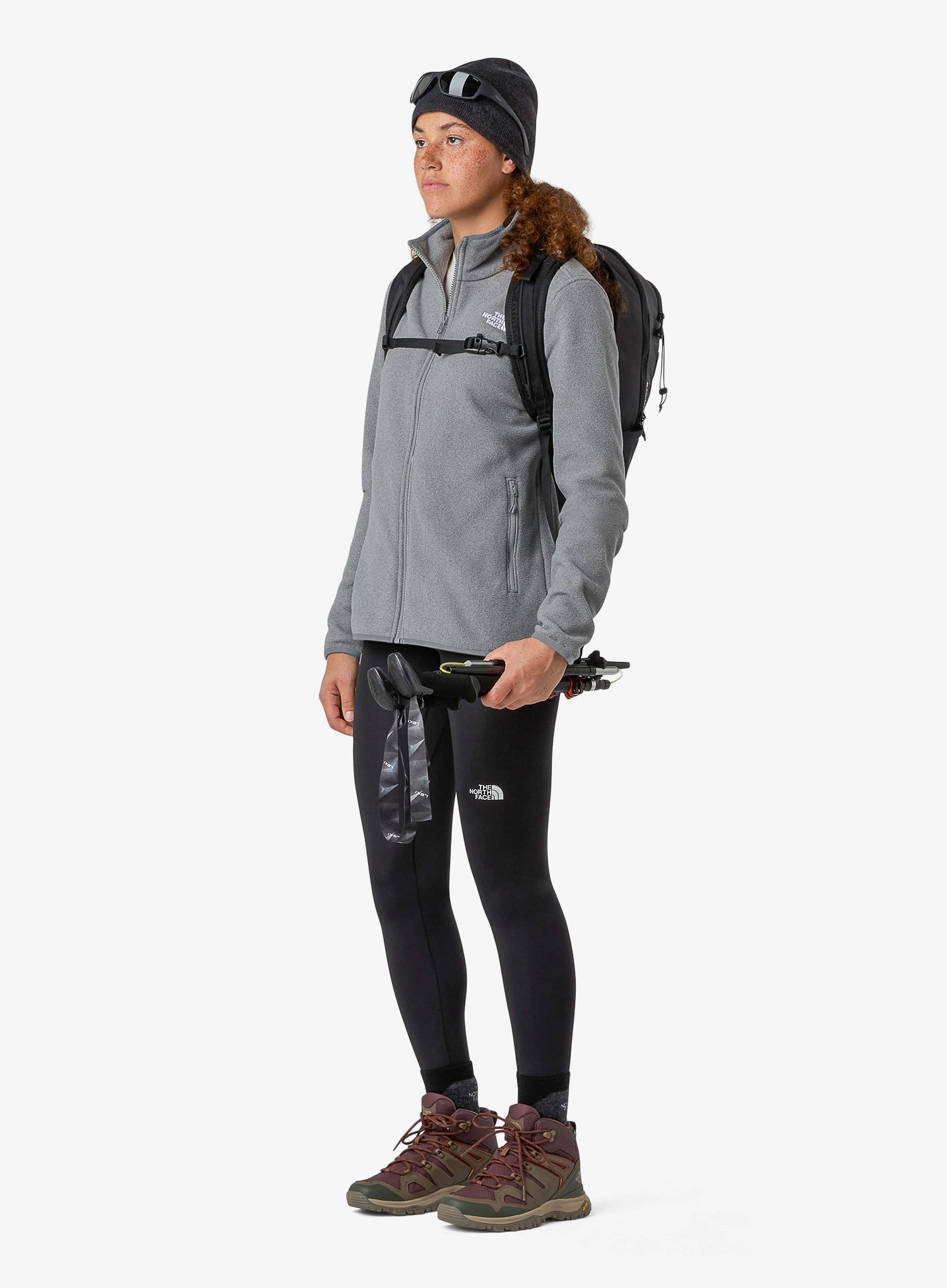 Flísová mikina dámska The North Face Glacier Fleece Jacket - tnf mid grey heather