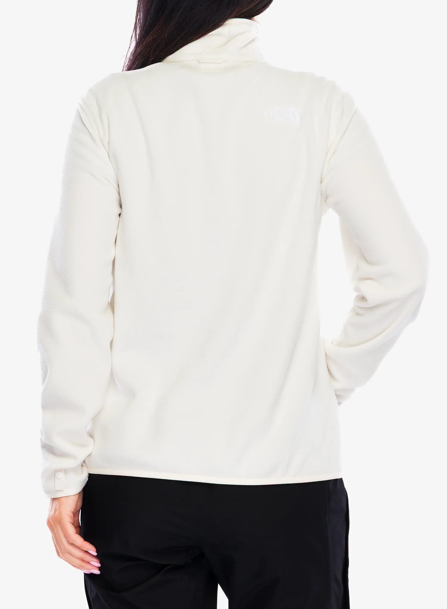Flísová mikina dámska The North Face Glacier Fleece Jacket - white dune