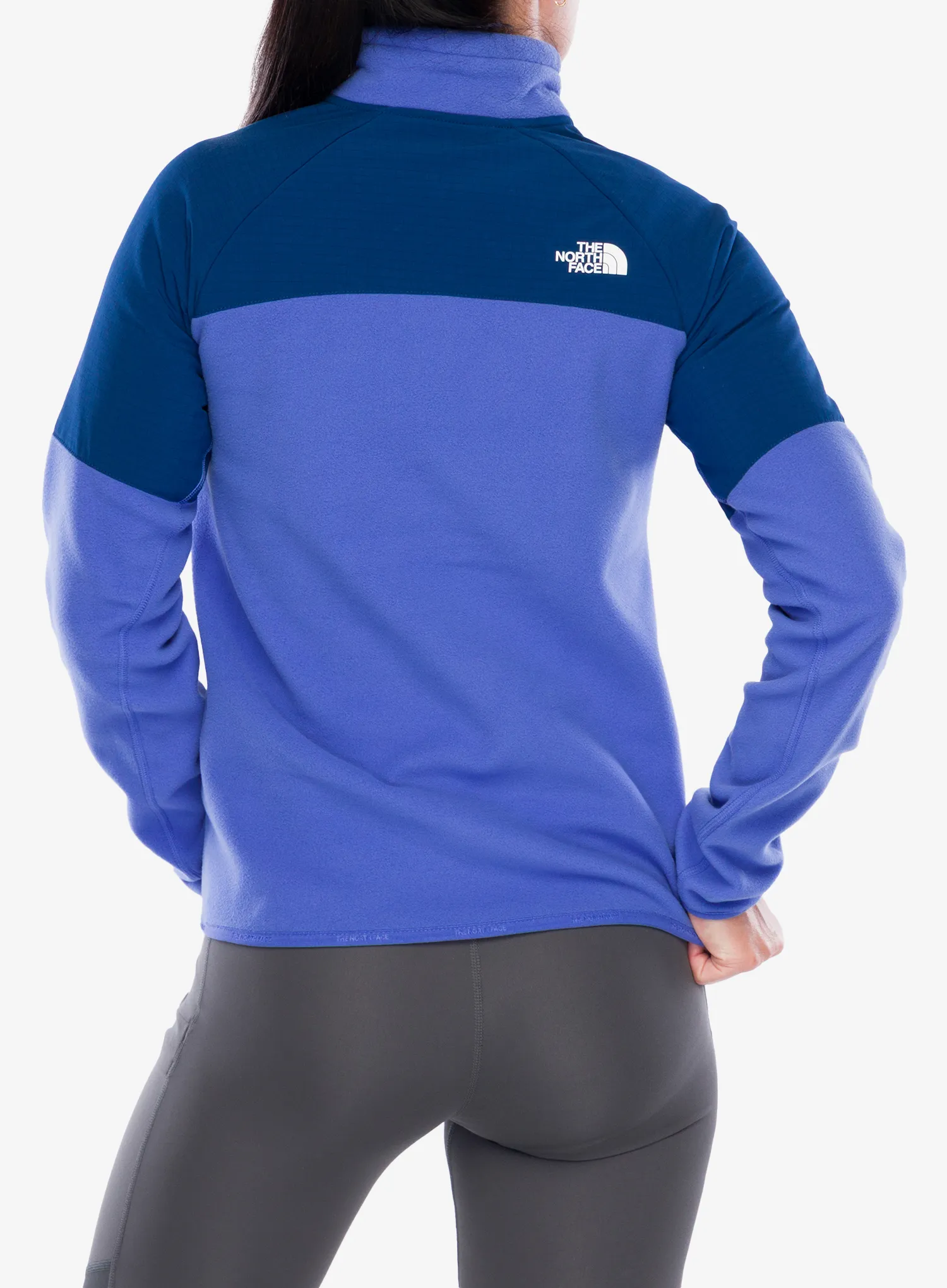 Flísová mikina dámska The North Face Glacier Heavyweight 1/2 Zip Jacket - indigo plum/estate blue