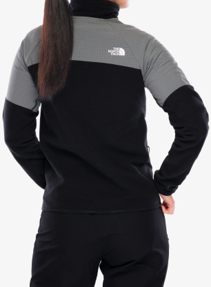 Flísová mikina dámska The North Face Glacier Heavyweight 1/2 Zip Jacket - tnf black/smoked pearl