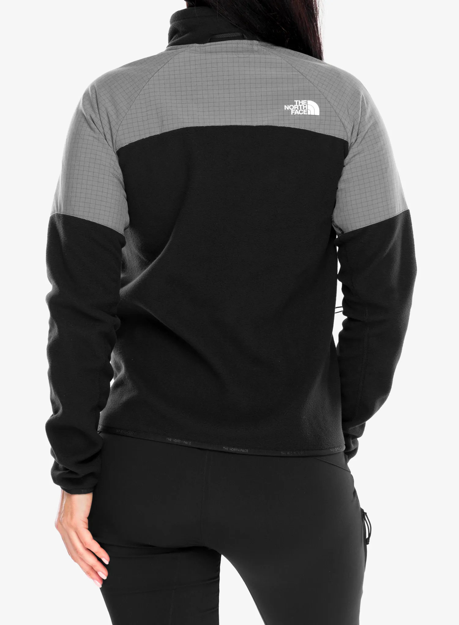 Flísová mikina dámska The North Face Glacier Heavyweight Full Zip Jacket - tnf black/smoked pearl