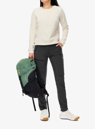 Flísová mikina dámska Turbat Scout Fleece - fog beige