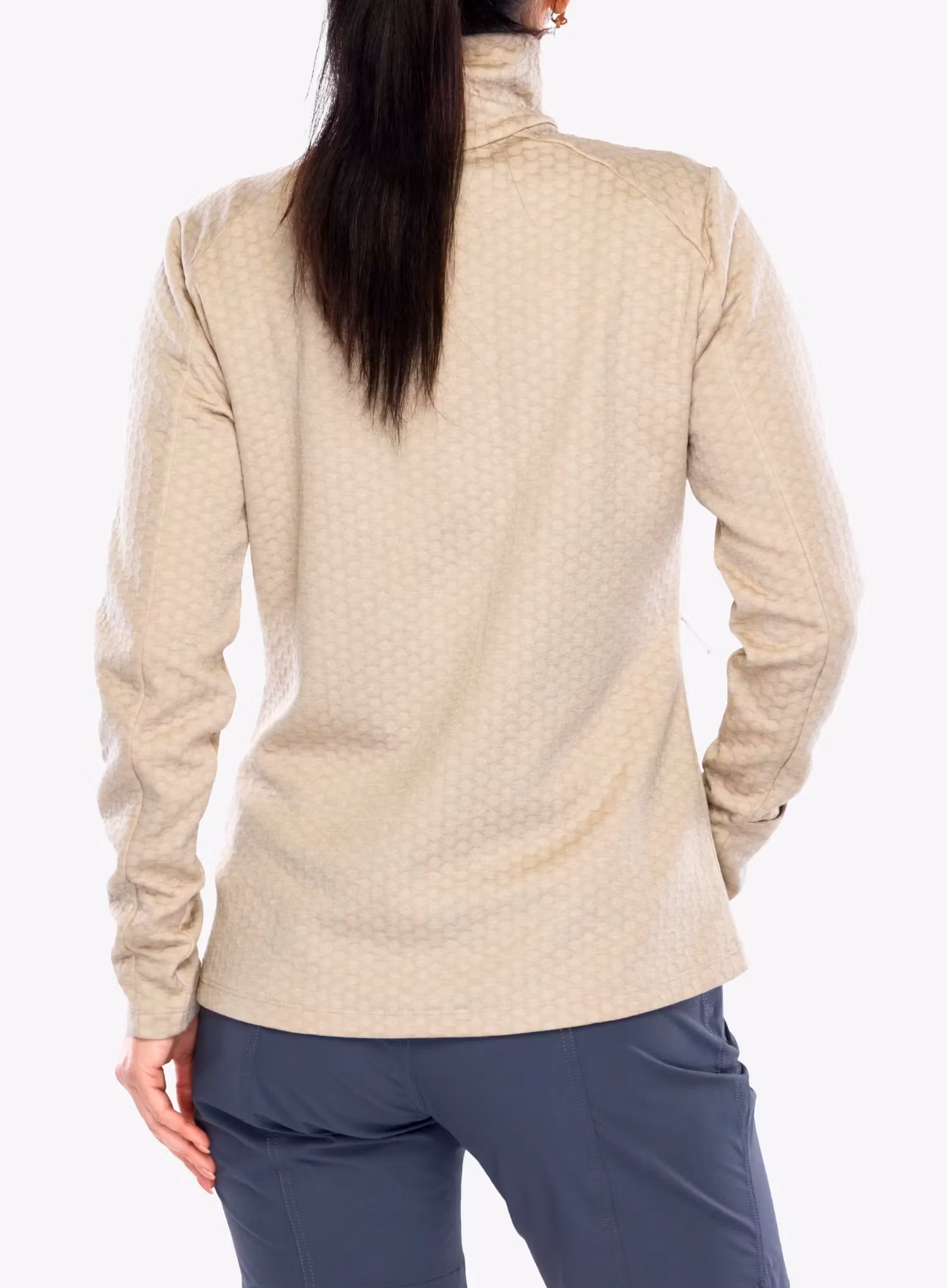 Flísová mikina dámska Vaude Skomer Hiking SC Jacket - linen