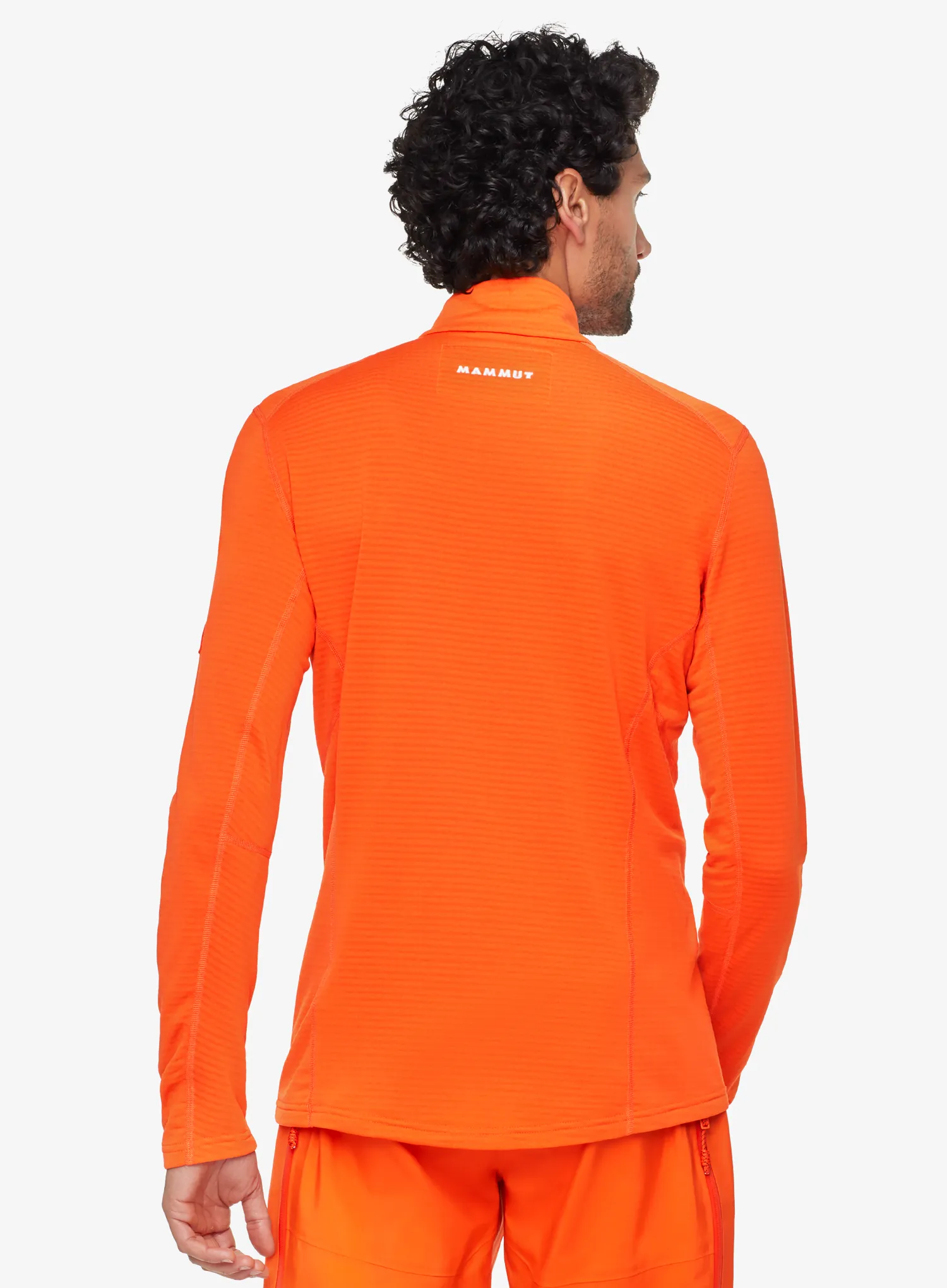 Flísová mikina Mammut Eiger Nordwand Advanced FL Half Zip Pull - eiger orange