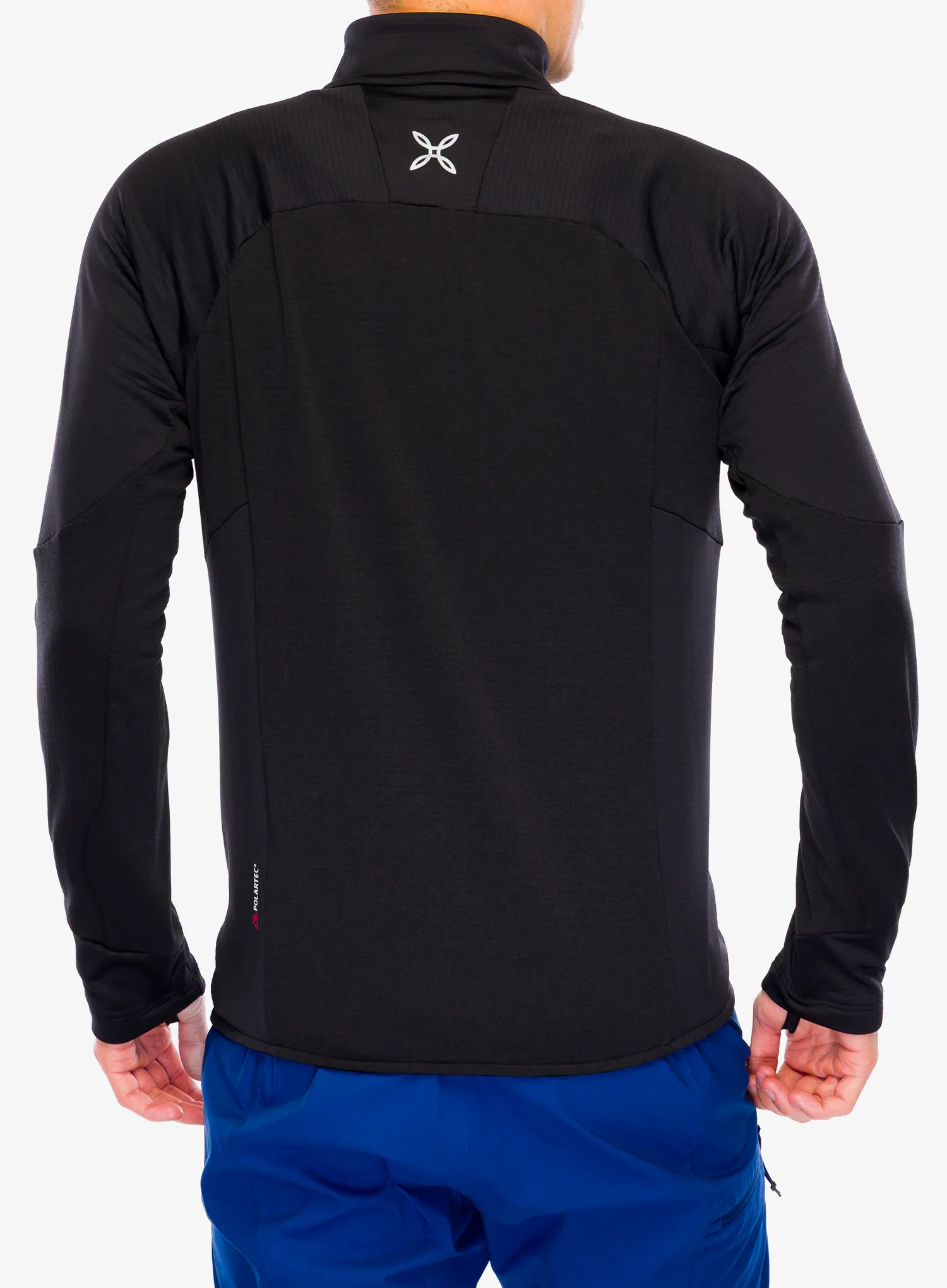 Flísová mikina Montura Rise Maglia - black