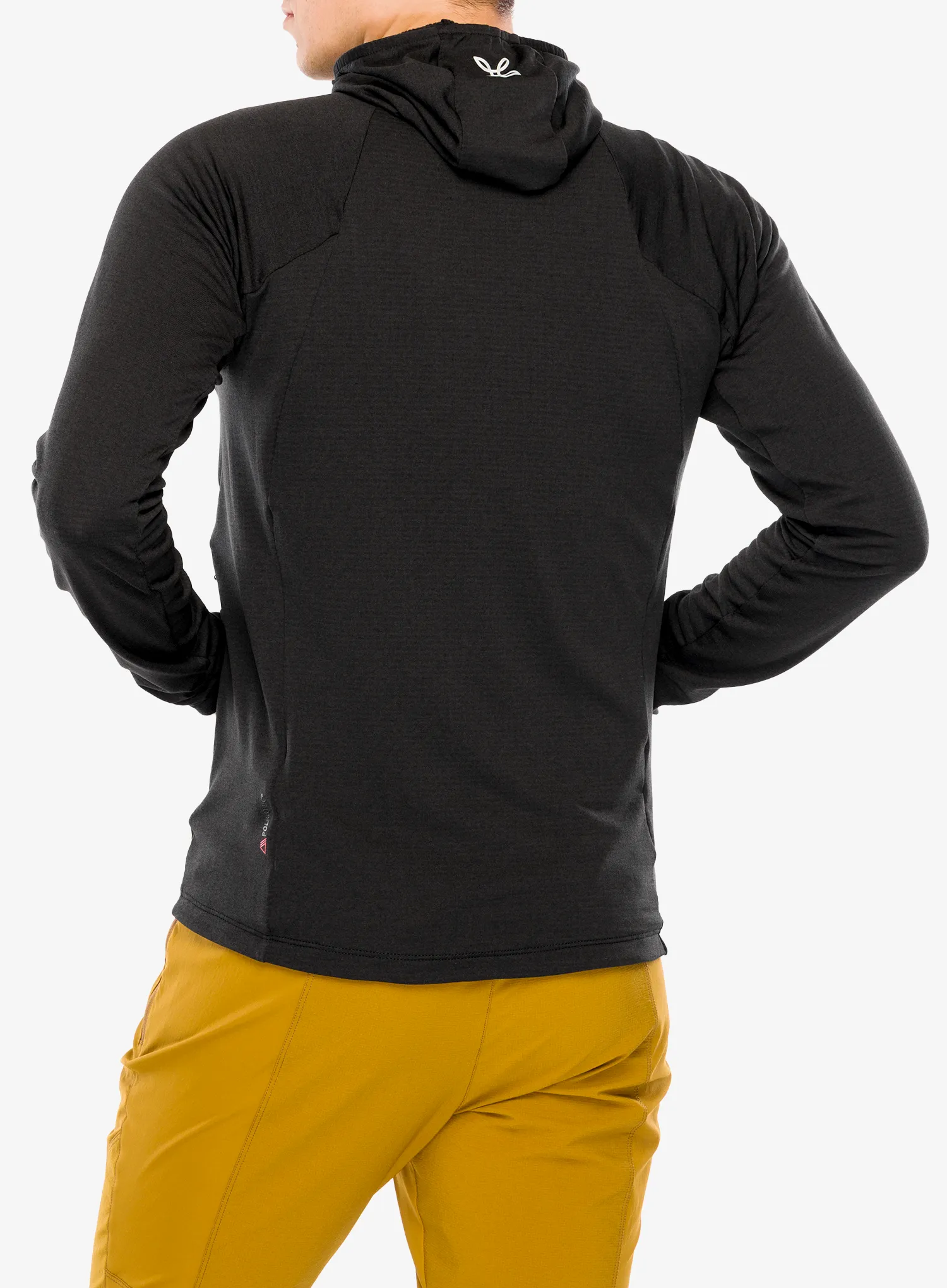 Flísová mikina Montura Vertigo Power Grid Hooded Jacket - black