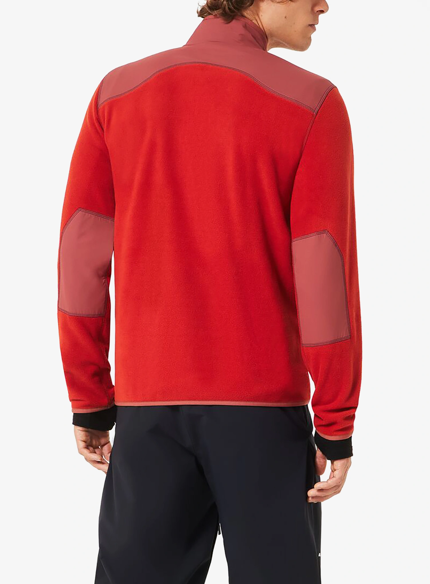 Flísová mikina Oakley Butter Tech Fleece - flame red/rosewood