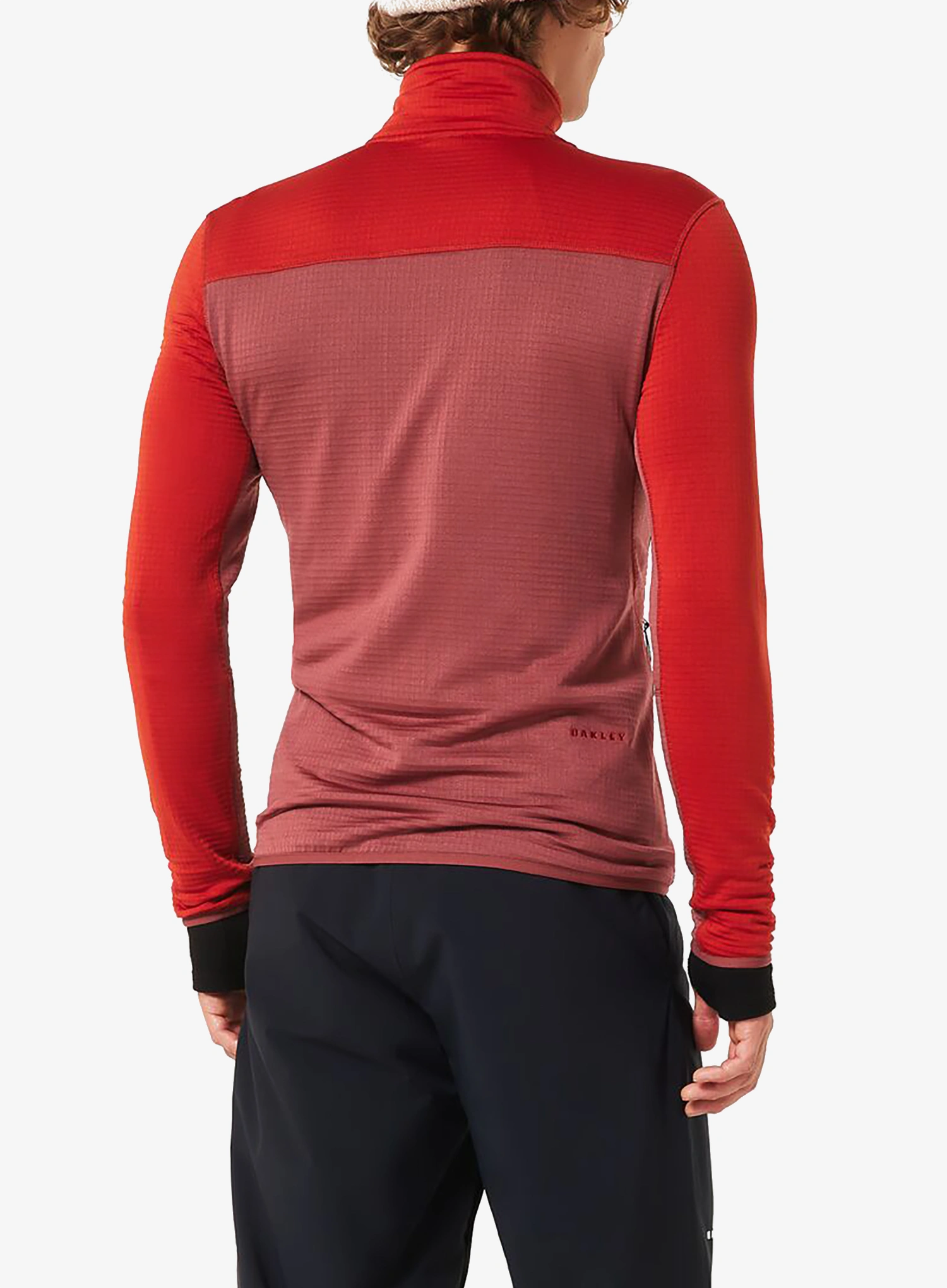 Flísová mikina Oakley Canopy Full Zip Sweatshirt - flame red