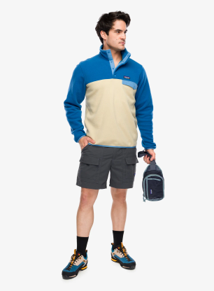 Flísová mikina Patagonia Lightweight Synch Snap-T Pullover - nautilus tan