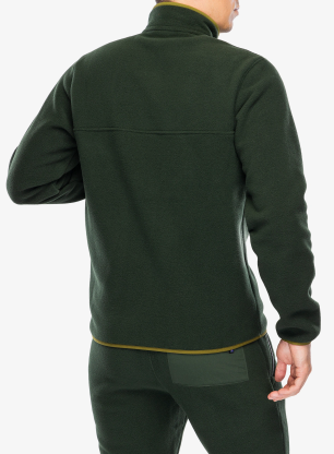 Flísová mikina Patagonia Lightweight Synch Snap-T Pullover - old growth green