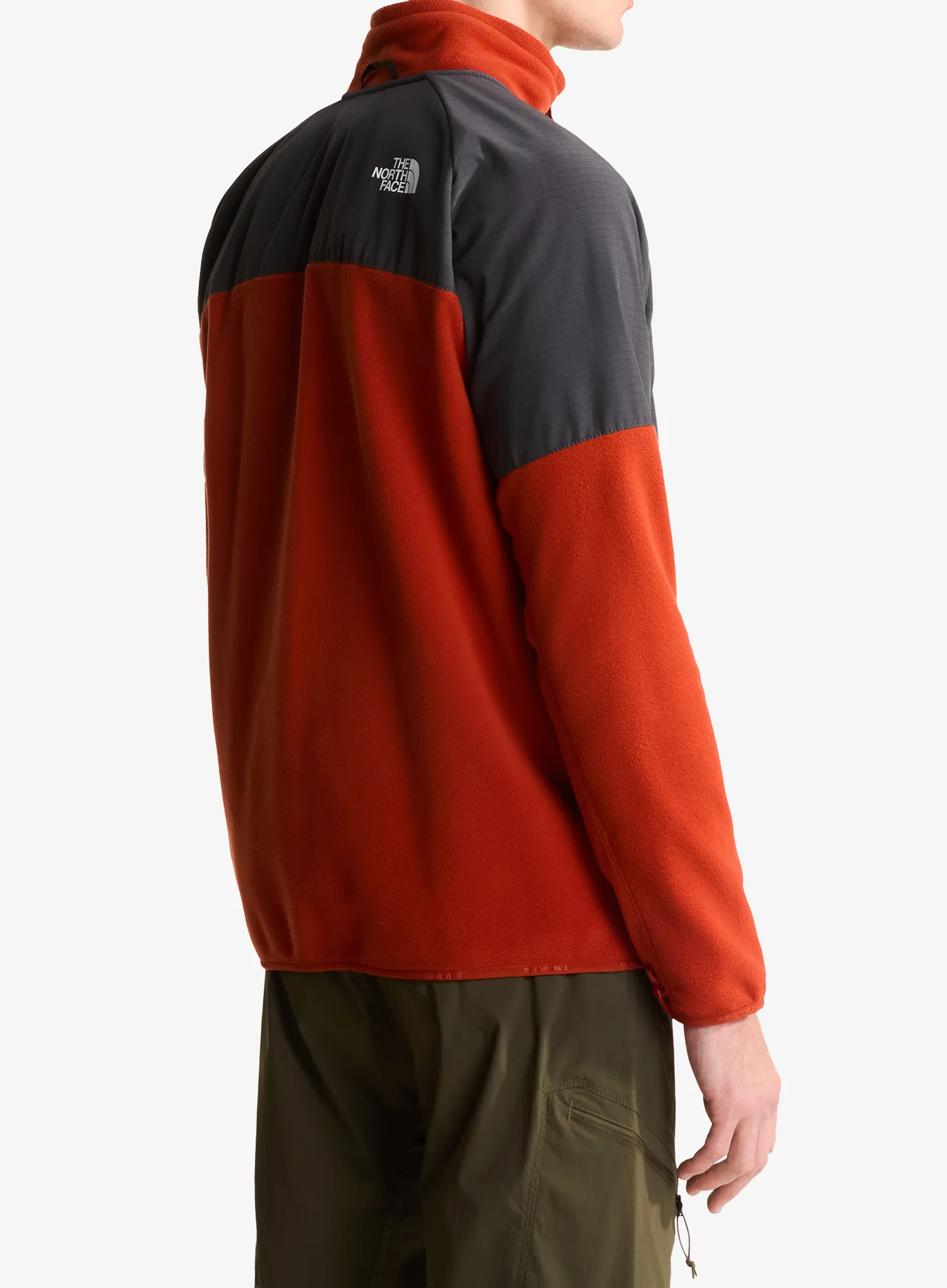 Flísová mikina The North Face Glacier Heavyweight Full Zip Jacket - iron clay/asphalt grey