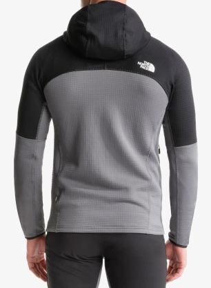 Flísová mikina The North Face Polartec Powergrid Stormgap Hoodie - pearl/black