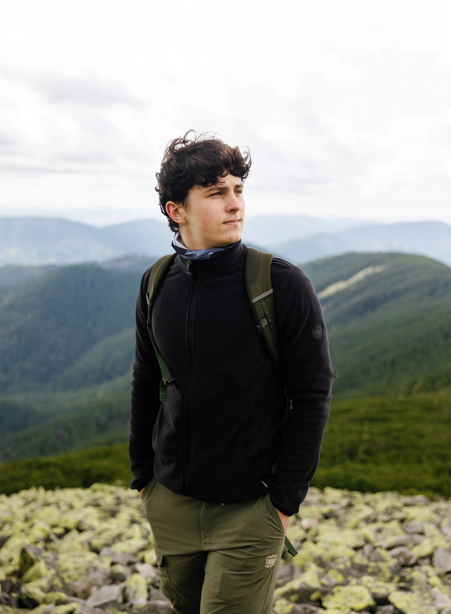 Flísová mikina Turbat Classic Fleece - black