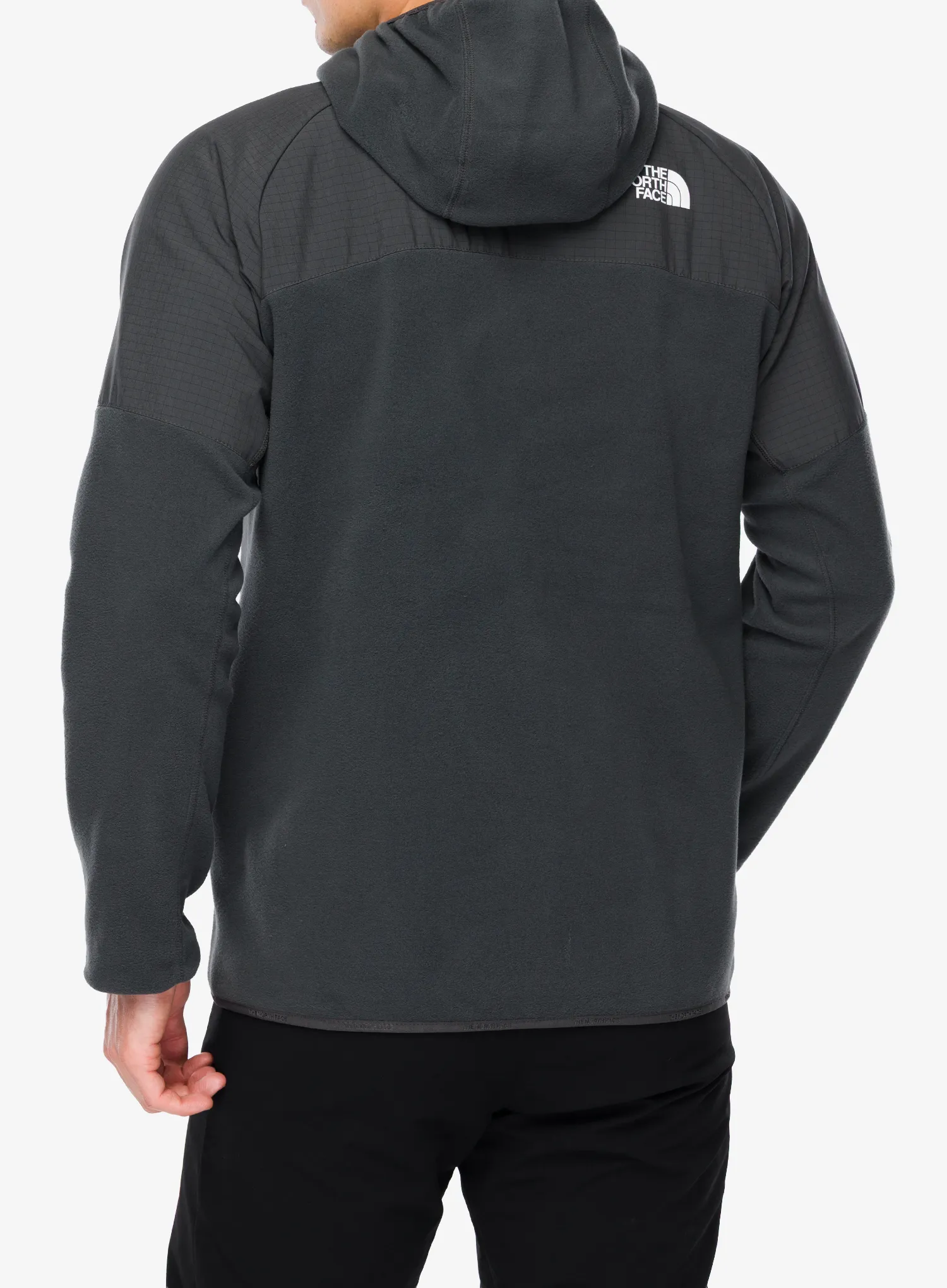 Pánska flísová mikina The North Face Glacier Heavyweight Full Zip HD - asphalt grey/tnf black