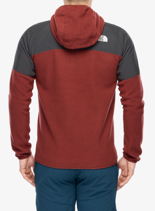 Pánska flísová mikina The North Face Glacier Heavyweight Full Zip HD - sumac/asphalt grey