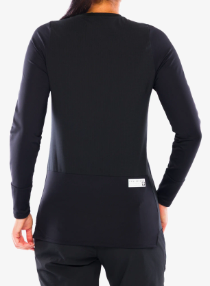 Dámska cyklistická mikina Fox Defend Thermal Jersey - black