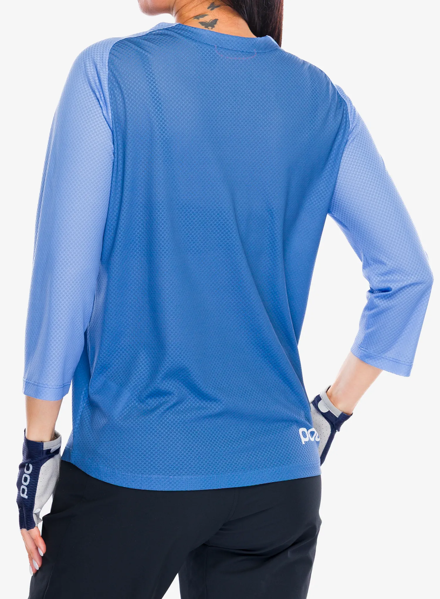 Dámska cyklistická mikina POC Motion Air 3/4 Jersey - bazzite blue